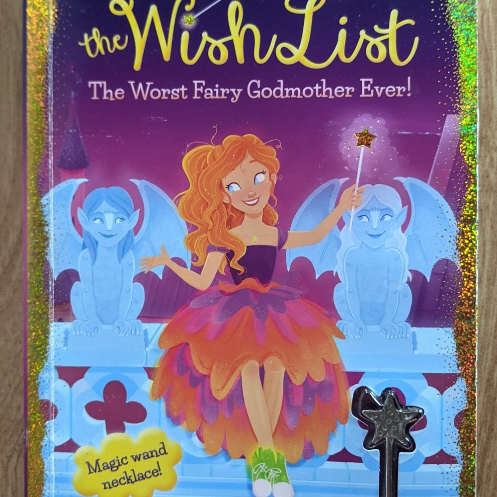 Lot 2 Kid Chapter Book Wand Necklace Princess Wish